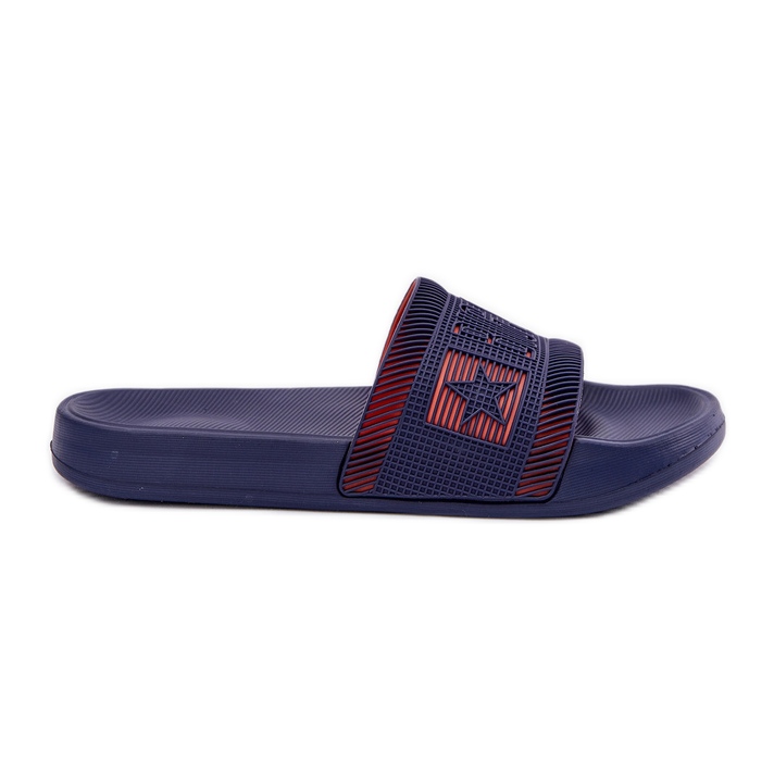 Big Star Muška velika zvijezda RR174A052 Navy Plave papuče plava