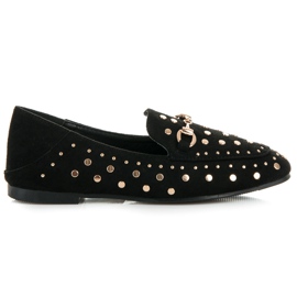 Sergio Todzi Loafers s rhinestones crna
