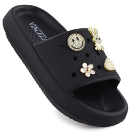 Vinceza 76055 Jan404a Flip -flops crna