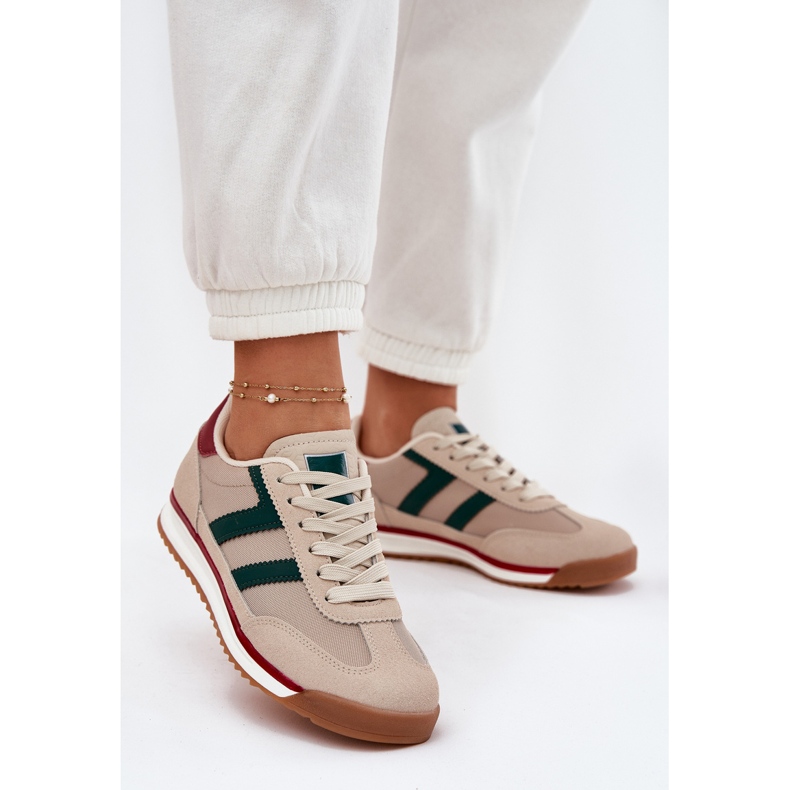 Niske ženske tenisice tamna blagoda bež