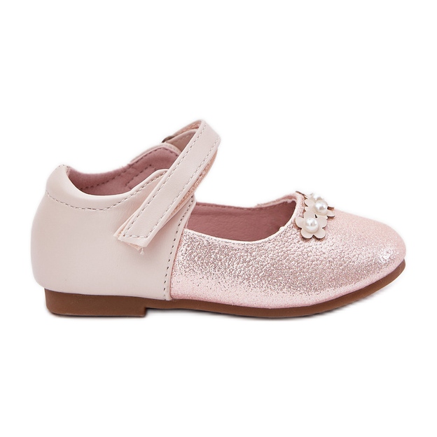 EVento Čičak dječje balerine s ružičastim cvjetovima ružičasta