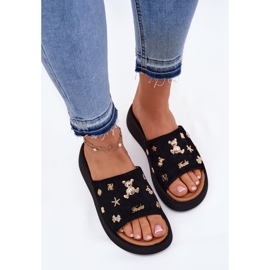 Vinceza Ženski antilop lepršaju s Vincezom 66741 Crni pinovi crna