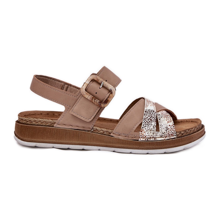 Ženske sandale s inblu GS000056 bež