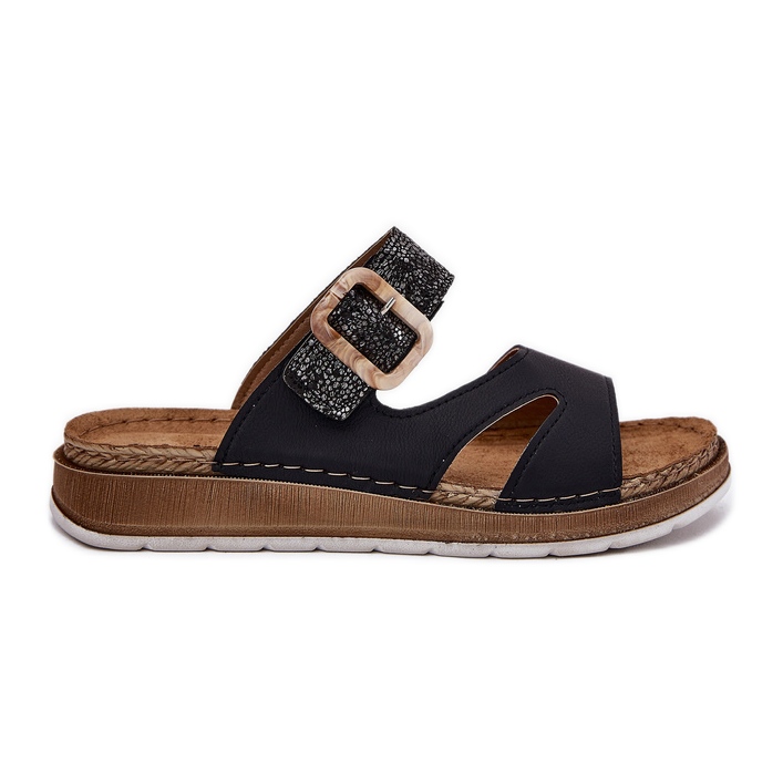 Lagane ženske flip jarbole s inblu GS0000555 crnom kopčom