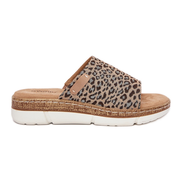 Ženski flip leopard smeđa