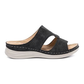 Seastar Crni udoban rez -out flip flops crna