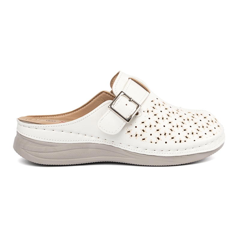 Seastar Bijeli prelepovi s punim nosom i kopčom bijela