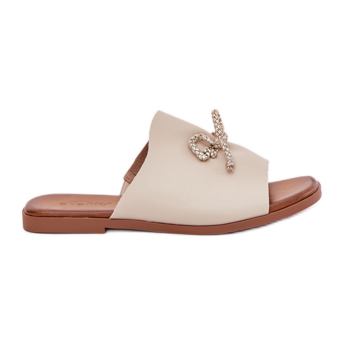 EVento Ravni -čelni ženski jastuci s ukrasnim bež vezanjem