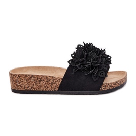 Ženski klip na plutaj platformi crno crna