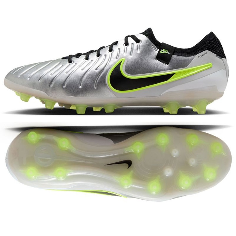 Nike Tiempo Legenda 10 Elite Ag-Pro DV4330-001 FOKTOBAL SEEGH srebro