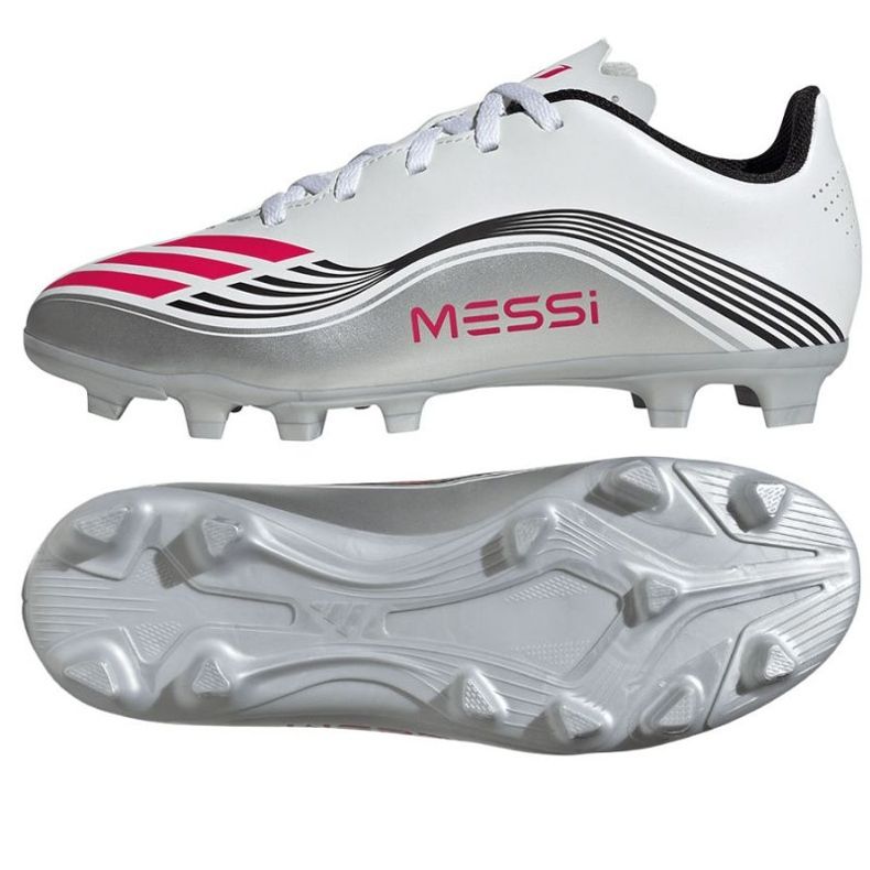 Adidas F50 Messi Club FG/MG JP7457 Football Shoes bijela