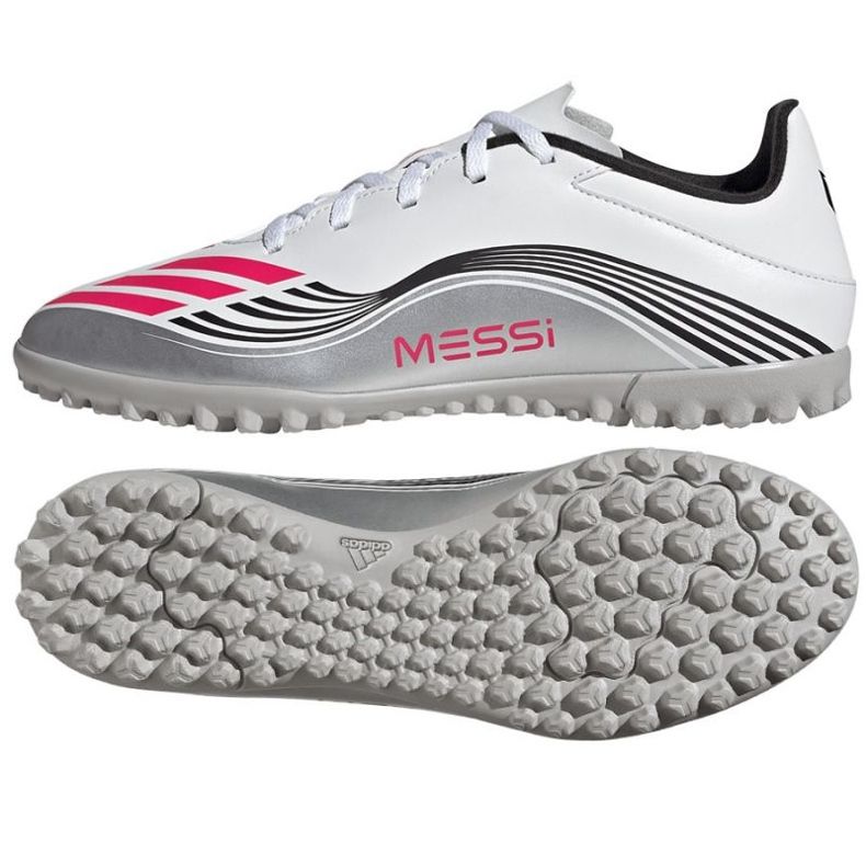 Adidas F50 Messi Club TF JP7445 Football Shoes bijela