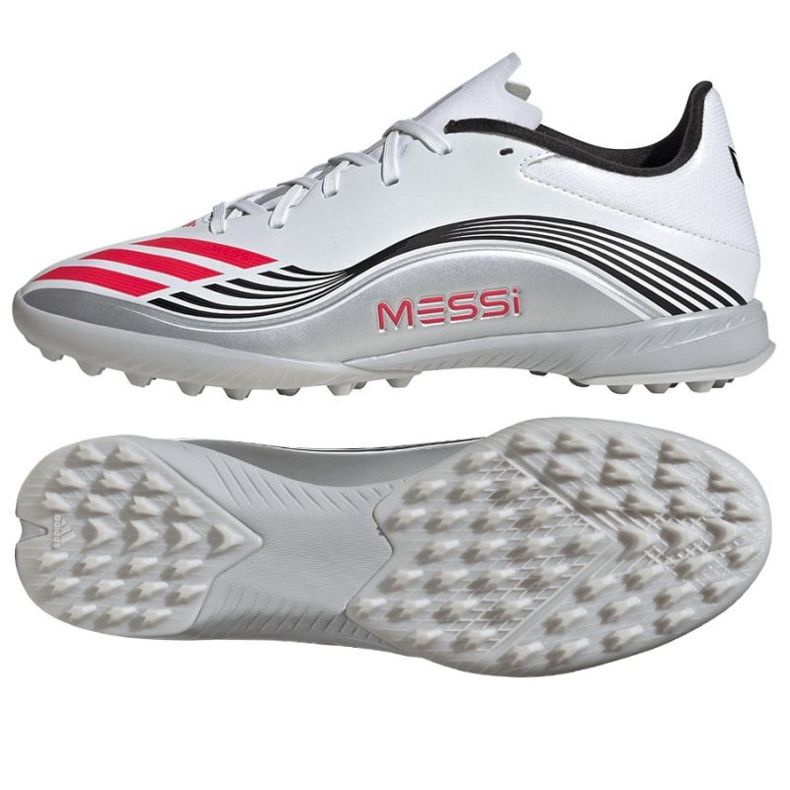 Adidas F50 Messi League TF JP7448 Nogometne cipele bijela