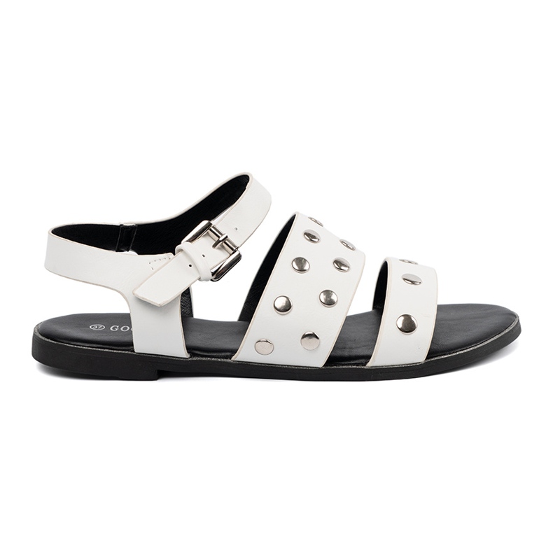 Goodin Bijele sandale s nitnama bijela