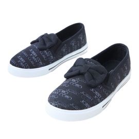 Tenisice crne djece s lukom crna