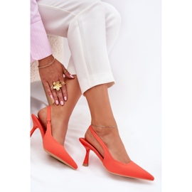 Ženske sandale na narančastoj pin narančasta