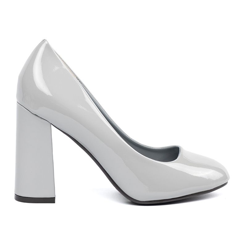 Seastar Svijetlo sive lakirane pumpe siva