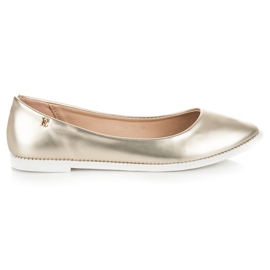 Vices Sjajna balerina u špicu žuta boja