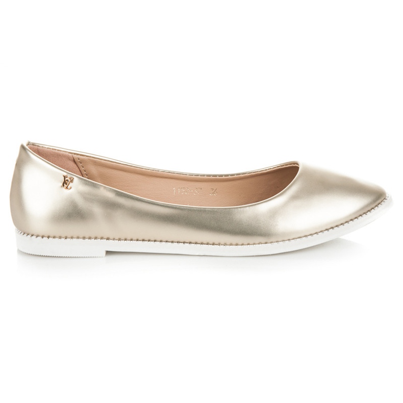 Vices Sjajna balerina u špicu žuta boja