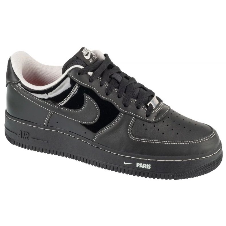 Nike Air Force 1 07 Low City Pack Paris Patent M HV6226-001 Cipele crno