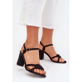 Boto Ženske sandale na crnoj Mavira Post crna