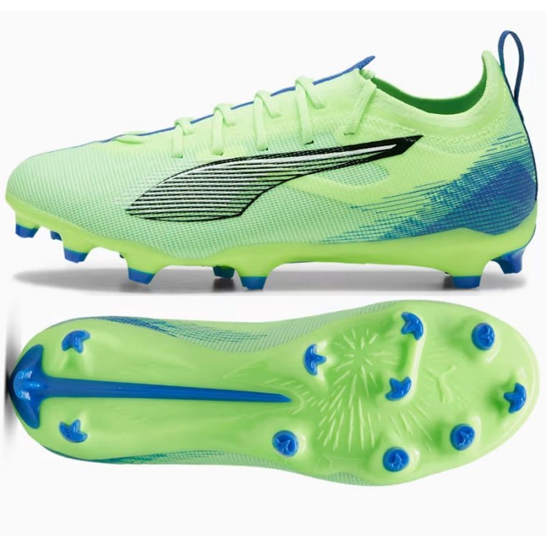 Puma Ultra 5 Pro FG/AG JR 107693-03 Nogometne cipele zelena