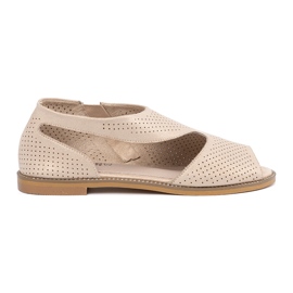 Goodin Zlatne sandale na ravnom potplatu zlatni