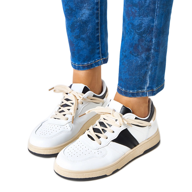 Bijele i bijele ženske tenisice Marcella bijela