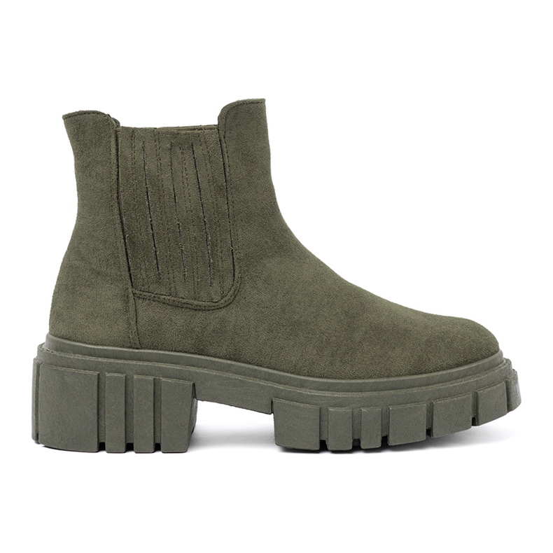 Shelvt Zelene čizme s fleksibilnim umetcima zelena