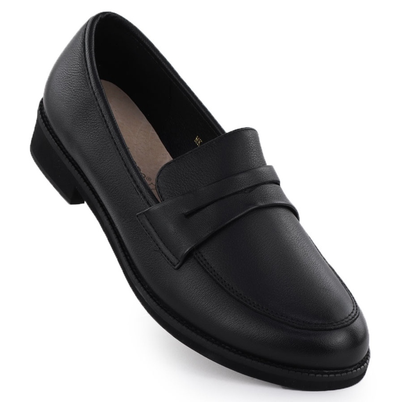 Lords Leafer Loafers Black Sergio Leone MK25112-S