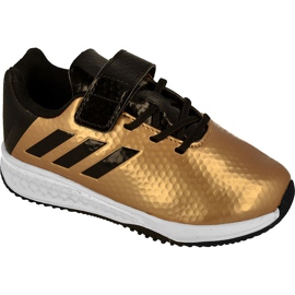 Cipele Adidas RapidaTurf Messi Kids BB0234 crno žuta boja
