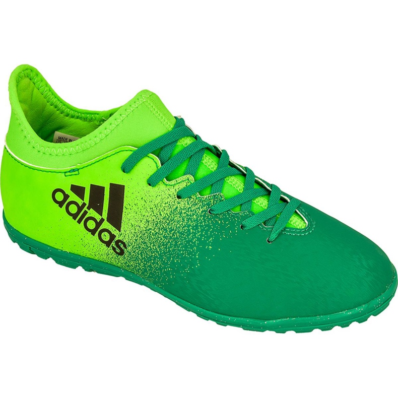 Kopačke Adidas X 16.3 Tf Jr BB5879 zelena zelena