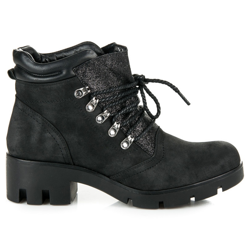 Vinceza Zavezane planinarske cipele crno