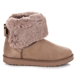 Kylie Mukluki s lukom smeđa