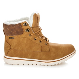 Mckeylor Traperi s kaputom od ovčje kože smeđa