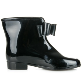 New Age Galoše s mašnom crna