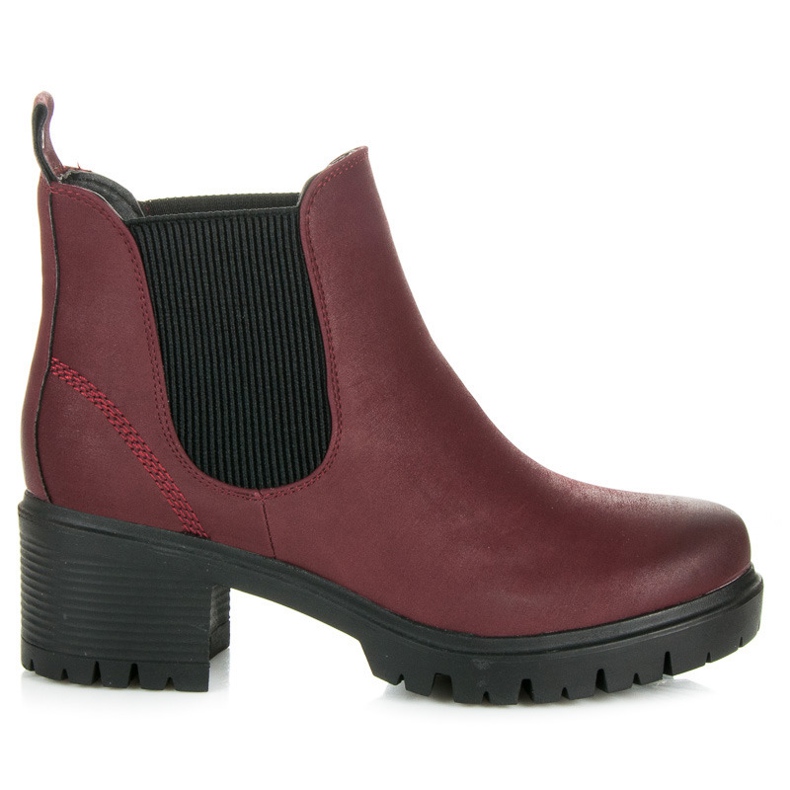 Vices New Collection Bordo Chelsea čizme crvena