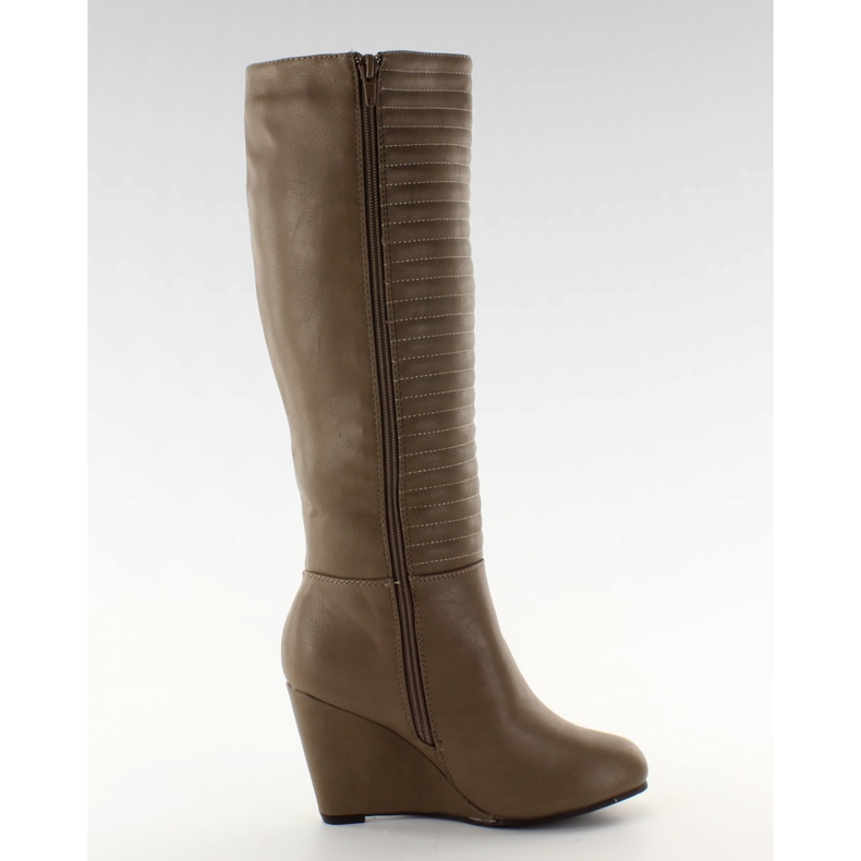 Čizme prekrivene potkoljenice BL3575 kaki