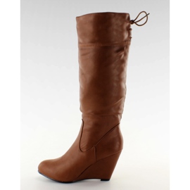 Visoke čizme TE003 deve smeđa višebojan