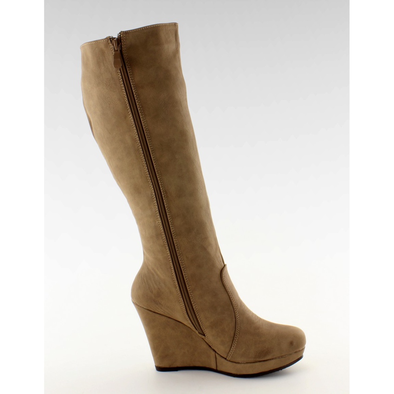 Klin čizme 9515 kaki