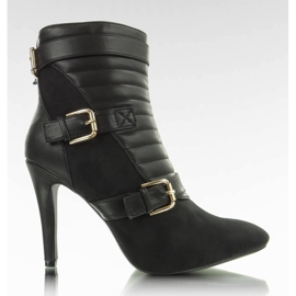 E349 Crne čizme od prekrivača crna