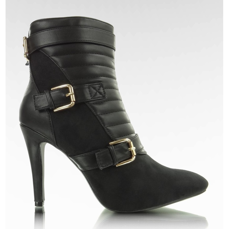 E349 Crne čizme od prekrivača crno