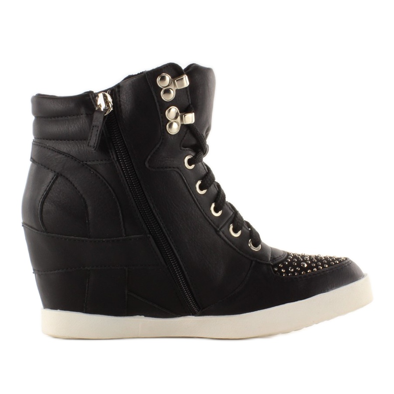 Crne tenisice s kukicama 8073 crno