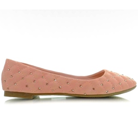 Prošivene balerinke XT373 Pink ružičasta