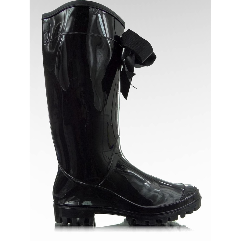 B812-10 Crne sjajne galoše crno