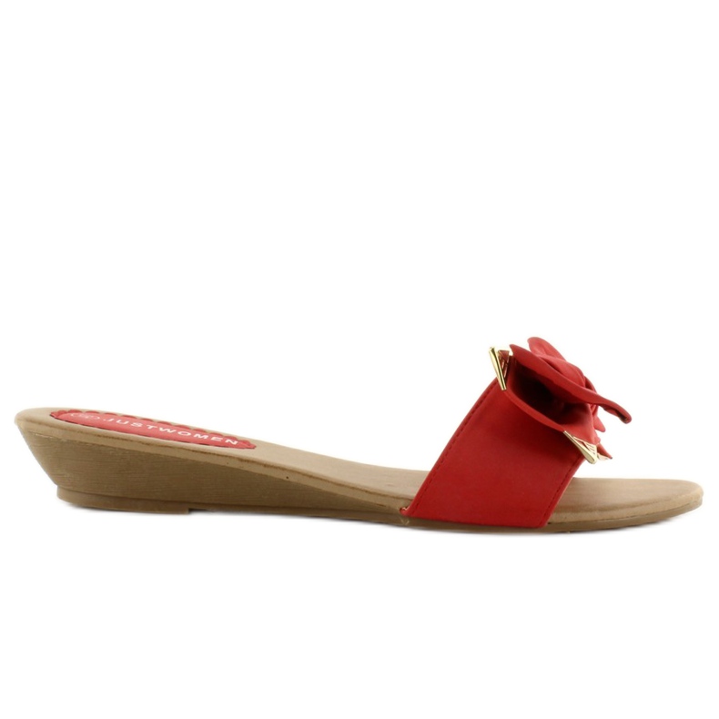 Elegantne crvene papuče YC-51 crvena