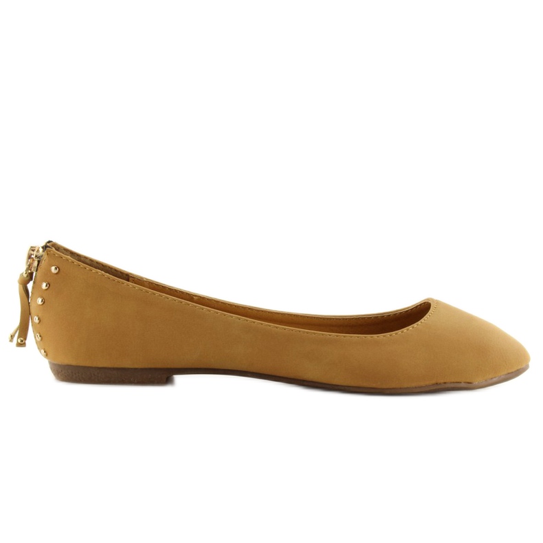 Balerinke sa patentnim zatvaračem 18515-BAL deva smeđa