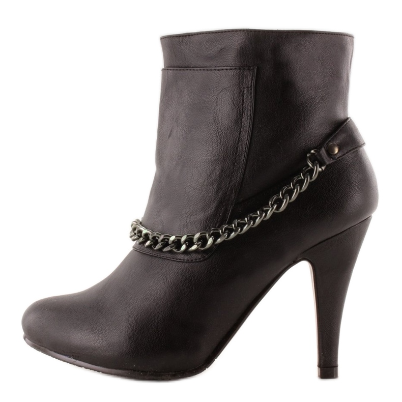 Čizme s lancima 2010-3 Crne crno