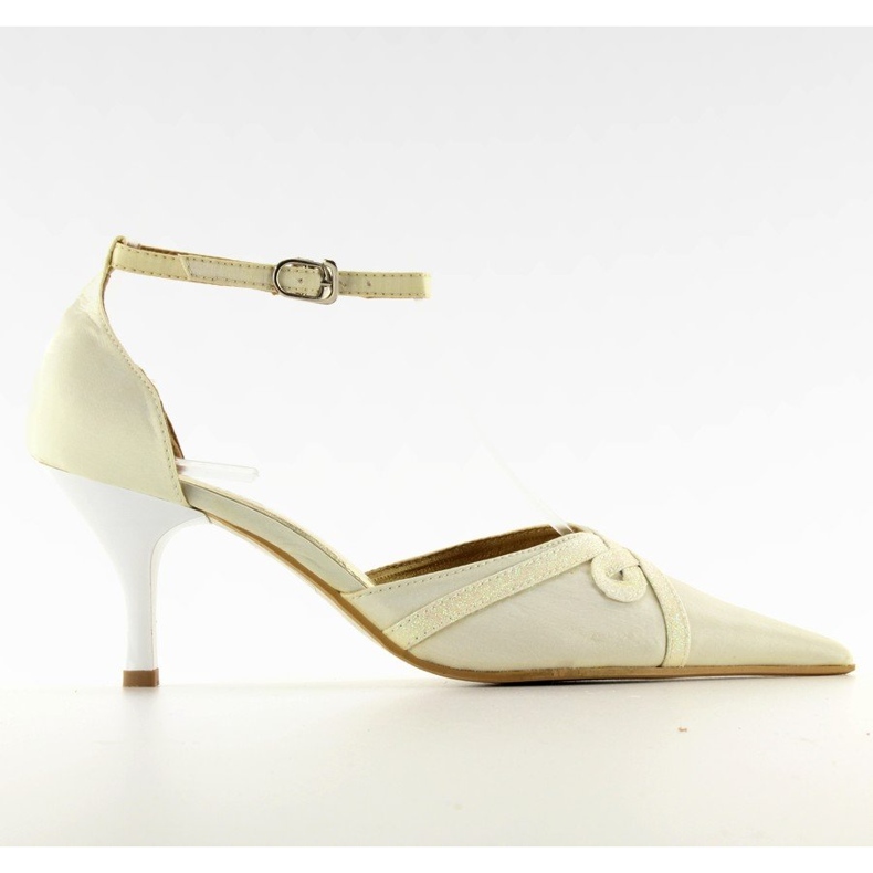 8650-3 ecure vjenčane pumpe smeđa