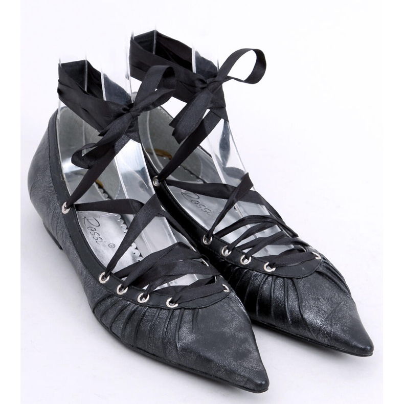 Balerinke s vrpcom oko gležnja 391029-2 Noir crno